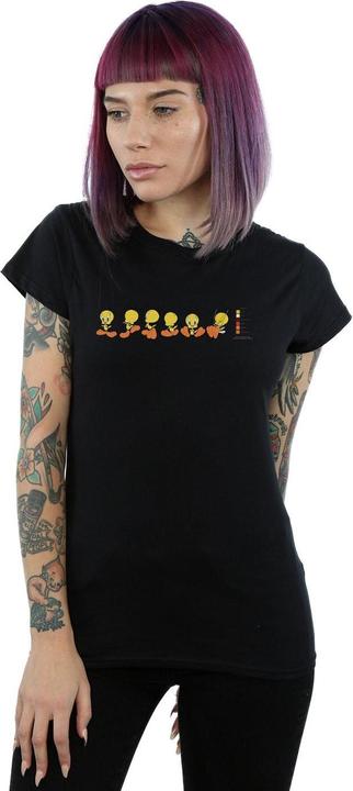 Actual product image Looney Tunes Womens/Ladies Tweety Pie Colour Code Cotton T-Shirt (S)