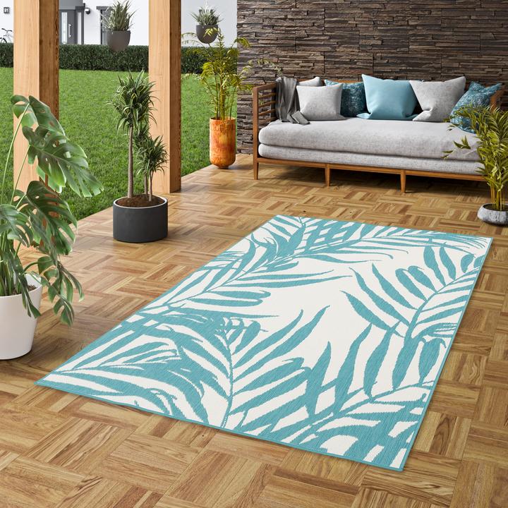 Actual product image Pergamon In- und Outdoor Teppich Beidseitig Cape Cod Blätter (133 x 190 cm)