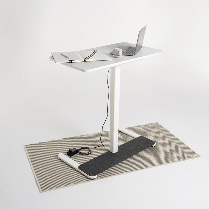 Produktbild Yaasa Desk One - Dunkelgrau/Schwarz (91 x 51 cm)