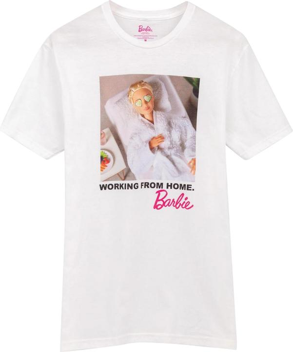 Actual product image Barbie Womens/Ladies Working from Home T-Shirt (S)