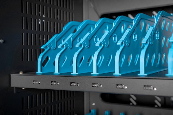 Immagine prodotto Digitus Carrello di ricarica per notebook/tablet fino a 15,6 pollici (6.86 HE, Rack da 19 pollici)