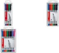 Produktbild STABILO OHPen universal Folienstift wasserlöslich (Grün, Blau, Rot, Schwarz, 1 mm, 4 x)
