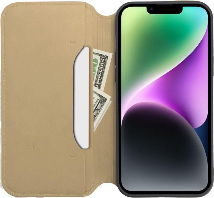 Produktbild OEM Book case DUAL POCKET Book case for IPHONE 16 gold (Apple iPhone 16)
