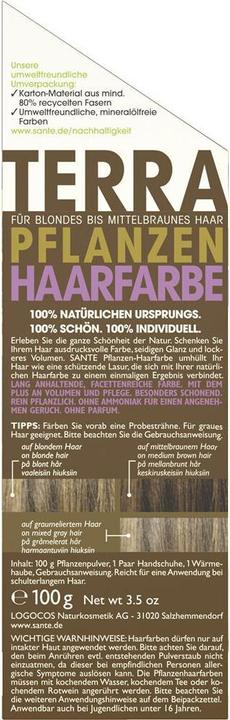 Produktbild Sante Pflanzen Haarfarbe (Terra)