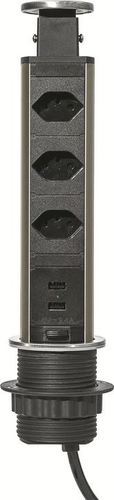 Steffen Steba (5 x, USB-A, Type 13, 1.50 m)