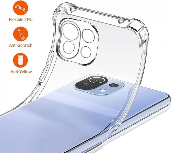 Actual product image Screenguard Xiaomi 11 Lite 5G NE Case Crystal Soft Airbag Bumper (Xiaomi 11 Lite 5G NE)