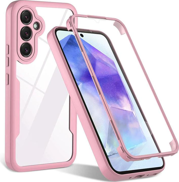 Actual product image Techsuit - ColorVerse 360 Series + Screen Protector - Samsung Galaxy A54 - Pink (Samsung Galaxy F54)