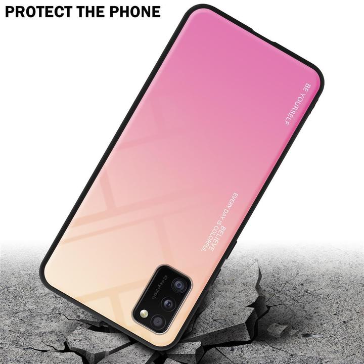 Actual product image Cadorabo TPU 2 colors glass cover (Samsung Galaxy A41)
