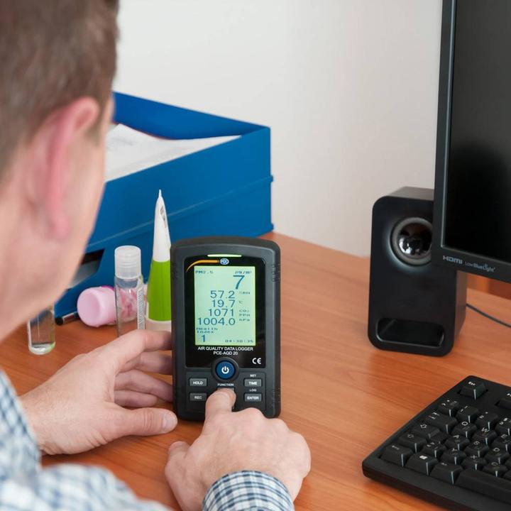 Actual product image PCE Instruments dust measuring device