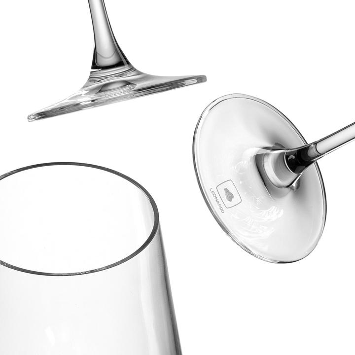 Actual product image Leonardo Trinkglas Puccini 120 ml, 6 Stück, Transparent, Glas (12 cl, 6 Glasses)