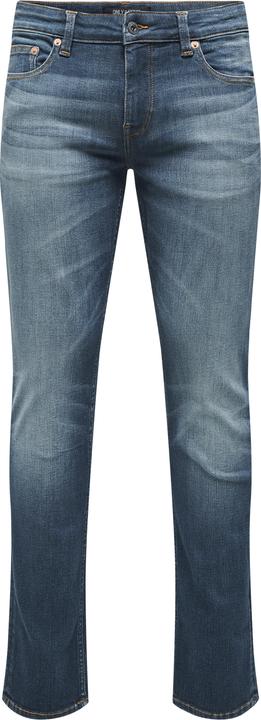 Only & Sons Verjüngter Slim Fit Niedrige Taille Jeans Slim Fit Jeans