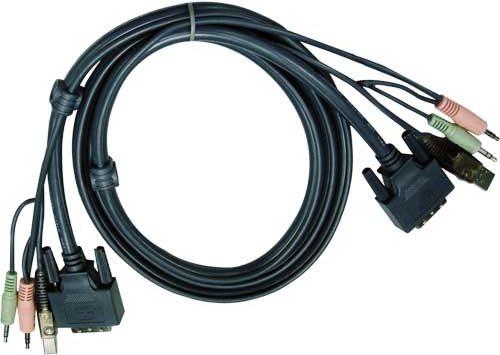 Actual product image Aten 2L-7D03U KVM cable DVI-D