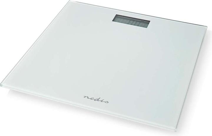 Produktbild Nedis Personenwaage | Digital | Weiss | Gehärtetes Glas | max. Wiegekapazität: 150 kg (150 kg)