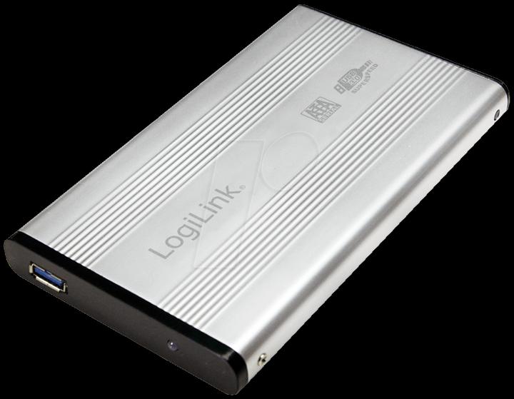 Actual product image LogiLink UA0106A - Enclosure for HDD 2.5 SATA USB 3.0 Silver (2.5")