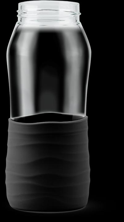 Actual product image Emsa Drink2Go glass 0.5L black (0.50 l)