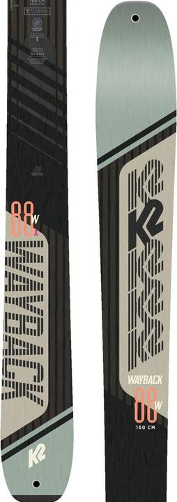 Actual product image K2 Wayback 88 22/23 Touring Ski (167 cm, Without binding)