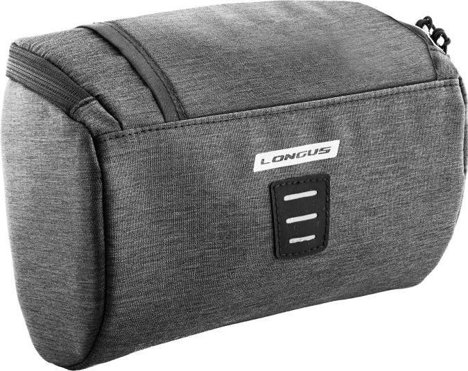 Longus Handlebar bag GRANITE 2.0L Grey (2 l, Handlebar bag)