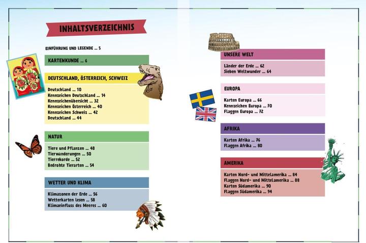 Etichetta energetica Kinderatlas Deutschland, Europa, die Welt (Tedesco, Casa editrice Schwager & Steinlein, 2023)