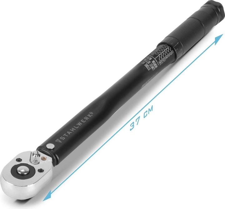 Produktbild Stahlwerk Drehmomentschlüssel TW-140 ST 10-140 Nm 3/8“ Zoll Umschaltknarre (3/8", 10 Nm, 140 Nm)