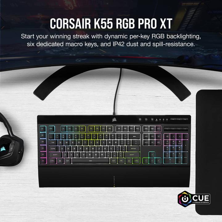 Actual product image Corsair K55 Pro XT (DE, Cable)