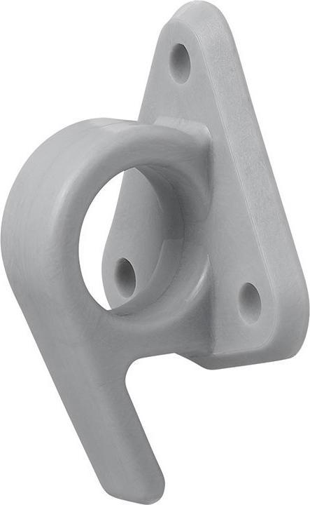 Actual product image ProPlus Tarpaulin hook plastic with eyelet 48x45mm 5pcs in blister pack (4.5 x 6.5 cm)