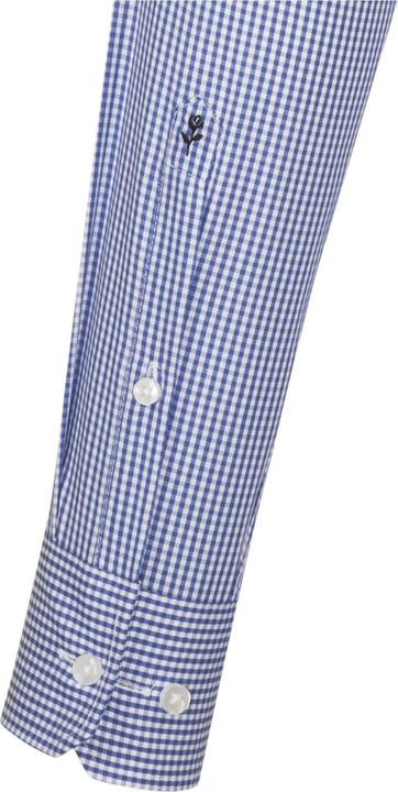 Actual product image Seidensticker Shirt Modern Fit BD non-iron checked blue/w (3XL)