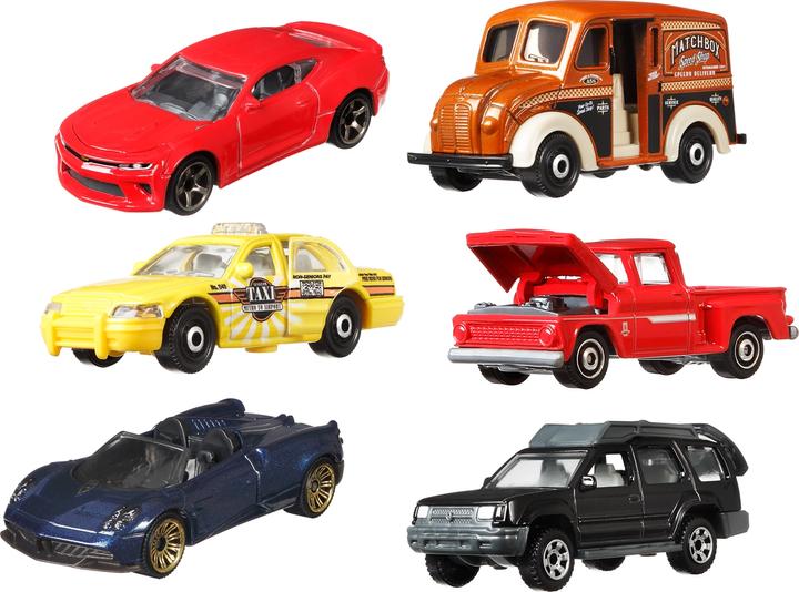Image du produit Matchbox Voitures avec pièces mobiles Assortiment