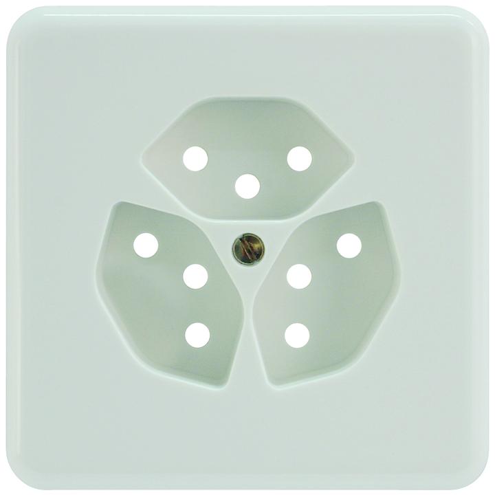 Mica UP cover 3xT13 white for 13M6318