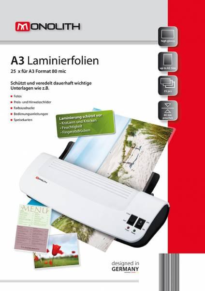 Produktbild Magni Laminierfolien A3 25er 80µ hochglänzend (A3, 25 Stück, 80 µm)