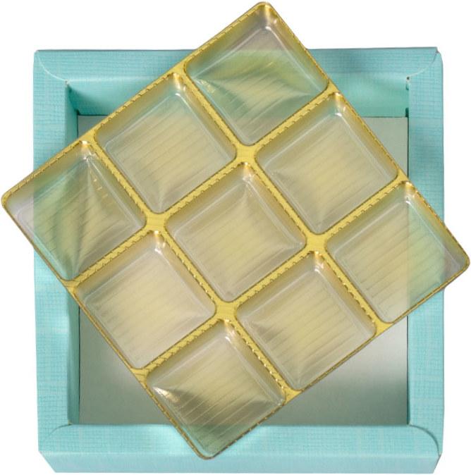 Image du produit miniSchoggi Emballage pour chocolats Jaune pour 4 chocolats (4 x)