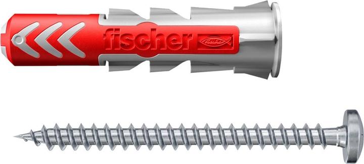 Actual product image Fischer SB Nylon plug Duopower with screw (8 pcs.)