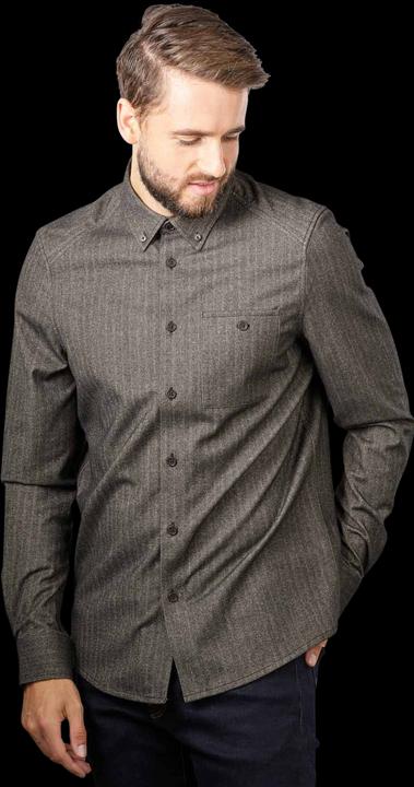 Actual product image Drykorn Herringbone Liet Overshirt Grey (S)