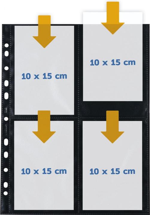 Image du produit HERMA Housses pour photos (23 x 31 cm, 10 x)