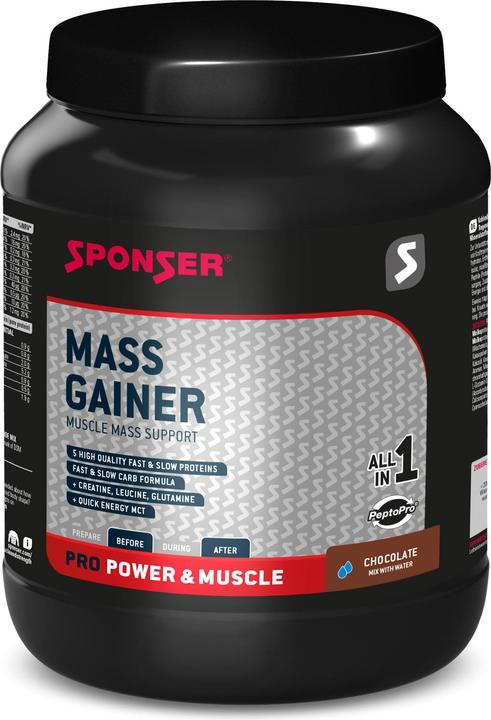 Immagine prodotto Sponser Pro Mass Gainer (Cioccolato, 1 pz., 1200 g)