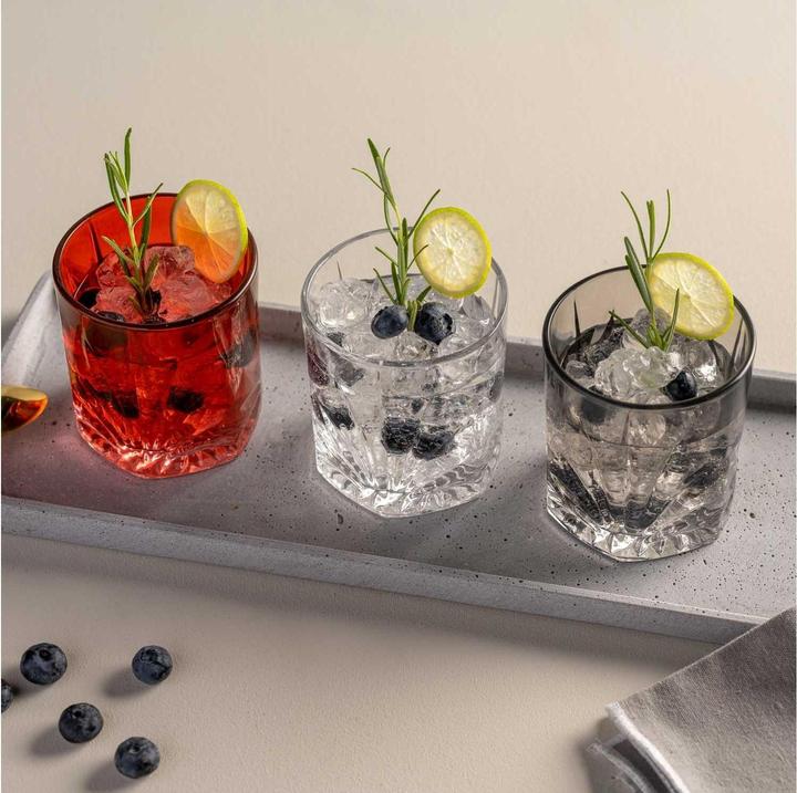 Actual product image Leonardo Whisky glass Capri 220 ml, 4 pieces, Grey (2.20 dl, 4 x, Whisky glass)