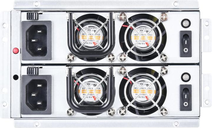 Actual product image Silverstone SST-GM600S - Redundant Mini Power Supply Cybenetics Silver, 600W (600 W)