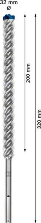 Image du produit Bosch Professional Zubehör Foret marteau EXPERT SDS max-8X, 32 x 400 x 520 mm (32 millimètres)