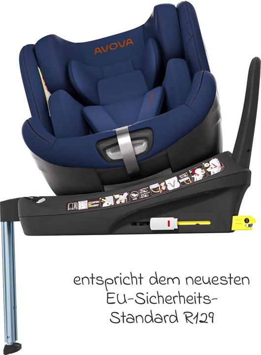 Actual product image Avova Swan-Fix I-Size Reboard child seat (Reboarder, ECE R129/i-Size Standard)