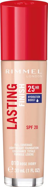 Rimmel London Dernière finition 25h SPF20 (010 Rose Ivory)