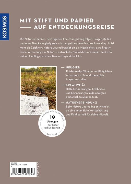 Produktbild Kosmos Nature Journaling (Deutsch, Verena Hillgärtner, 2023)