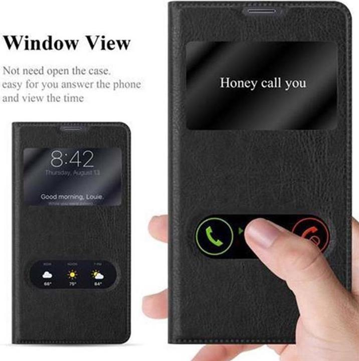Produktbild Cadorabo Book mit View Doppelfenster Cover (Samsung Galaxy Note 4)