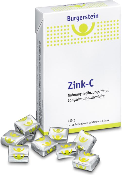 Actual product image Burgerstein Zinc-C (1 Piece, Toffees, 100 g)