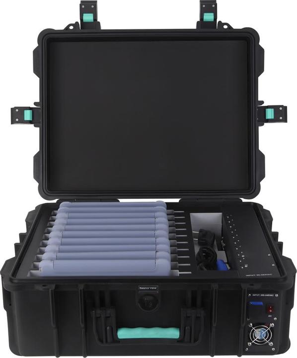 Produktbild Deqster KT10C USB-C Tablet-Koffer 2. Gen. für 10 iPads...