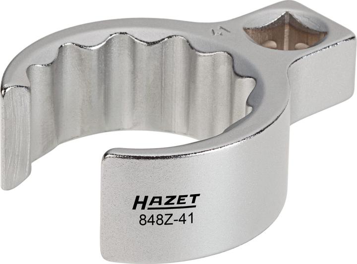 Produktbild HAZET Ringschlüssel ∙ Doppelsechskant ∙ offen 848Z-41 ∙ Vierkant12,5 mm (1/2 Zoll) ∙ Aussen Doppel-S… (41 mm)