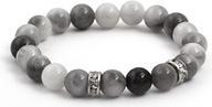 Image du produit Beneto Bracelet perlé en oeil de tigre MINK106 / 17 (L)