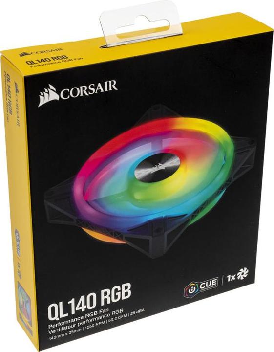 Actual product image Corsair iCUE QL140 RGB (140 mm, 1 x)