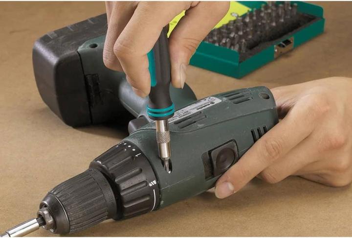 Produktbild wolfcraft wolfcraft 1 Kombi-Sicherheitsbit-Box Solid 31-tlg. (Kreuz Phillips PH M1, Kreuz Phillips PH M2, Innensechsrund TX M6, Innensechsrund TX M7, Kreuz Phillips PH M3, Innensechskant mit Loch M2, Innensechskant mit Loch M2.5, Innensechskant mit Loch M3, Innensechskant mit Loch M4, Innensechskant mit Loch M5, Innensechsrund TX mit Loch M8)
