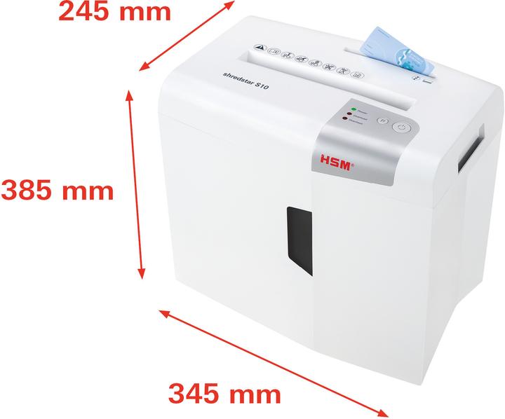 Immagine prodotto HSM SHREDSTAR S10 - distruggidocumenti (Taglio striscia)