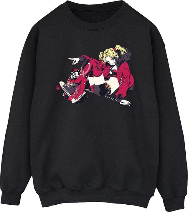 Harley Quinn Rollerskates Baumwolle Sweatshirt