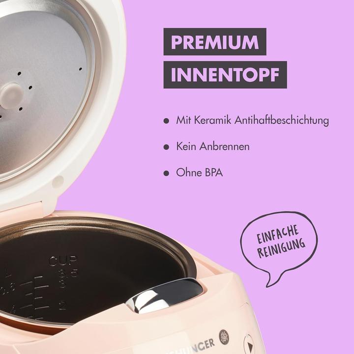 Productafbeelding Reishunger Digitale Mini Rijstkoker 542-MDRK-PI